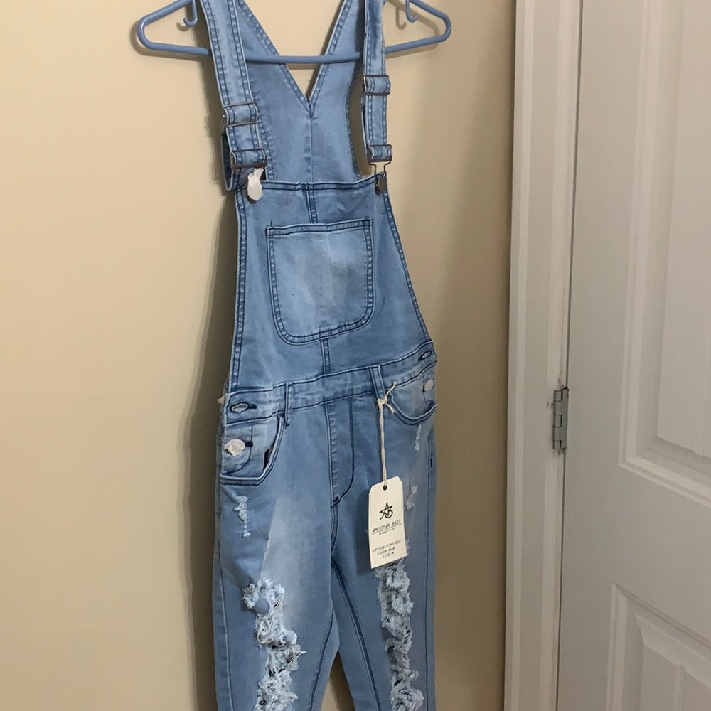 Brand new jean overalls! New with tags!